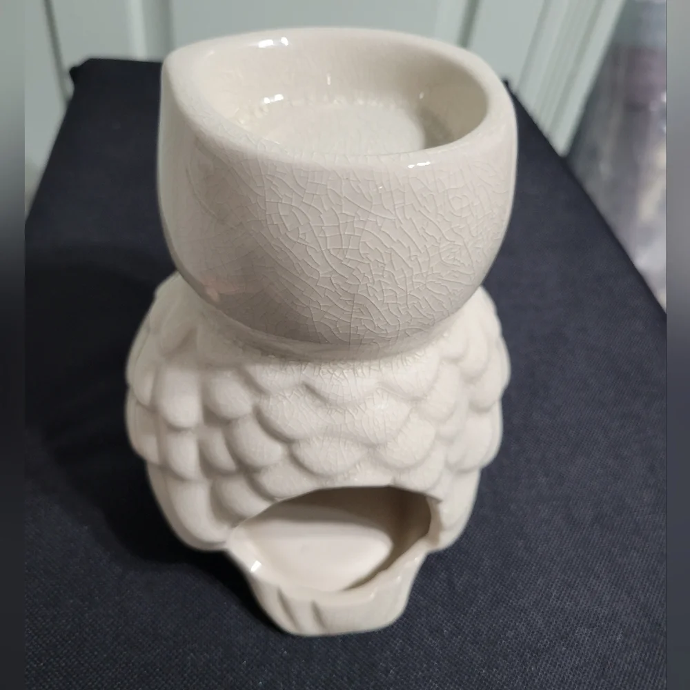 Pier One Owl Tealight Candle Tart Warmer